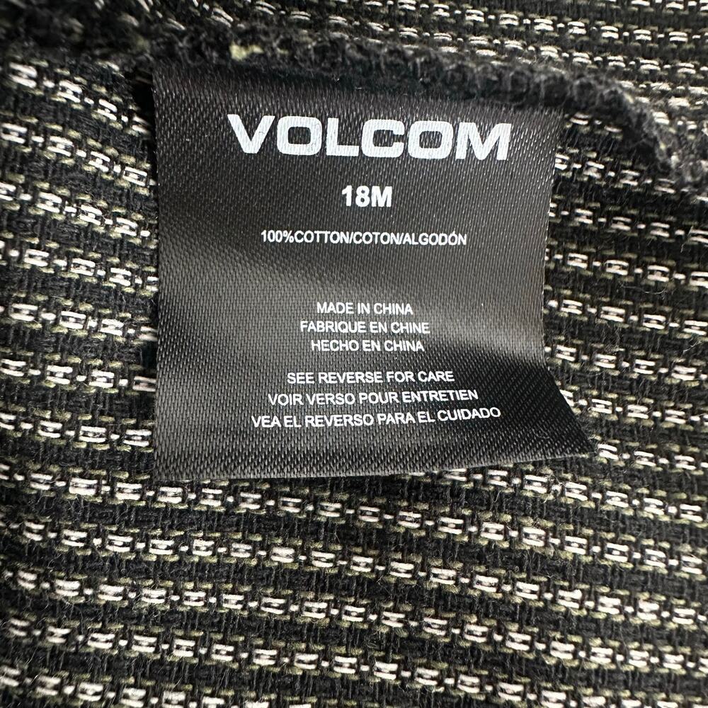 NWT Toddler Volcom Hooded Button Up Flannel size 18mo - Picture 9 of 9